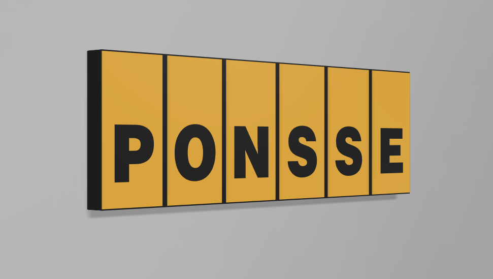 Enseigne PONSSE